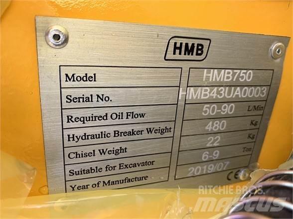 HMB 750 Hidrauliniai kūjai / Trupintuvai