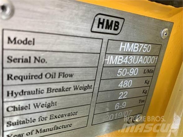HMB 750 Hidrauliniai kūjai / Trupintuvai