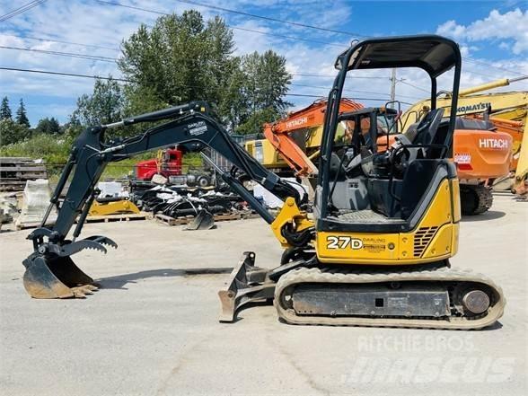 John Deere 27D Mini ekskavatoriai < 7 t