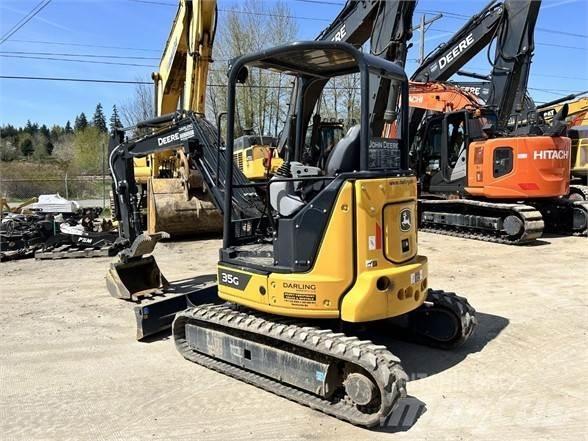 John Deere 35G Mini ekskavatoriai < 7 t