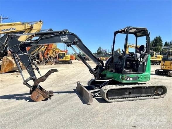 John Deere 50G Mini ekskavatoriai < 7 t