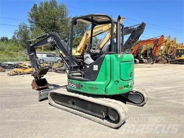 John Deere 50G Mini ekskavatoriai < 7 t