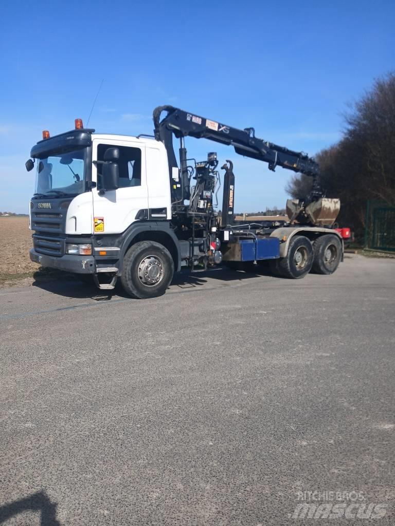 Scania P 400 Sunkvežimiai su keliamuoju kabliu