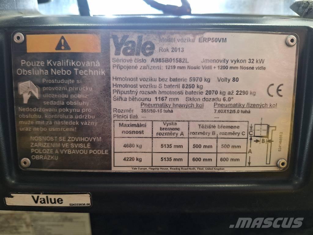 Yale ERP 50 VM Elektriniai šakiniai krautuvai