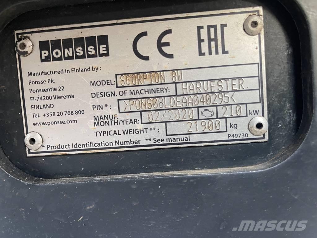 Ponsse Scorpion Miško technika (Harvesteriai)