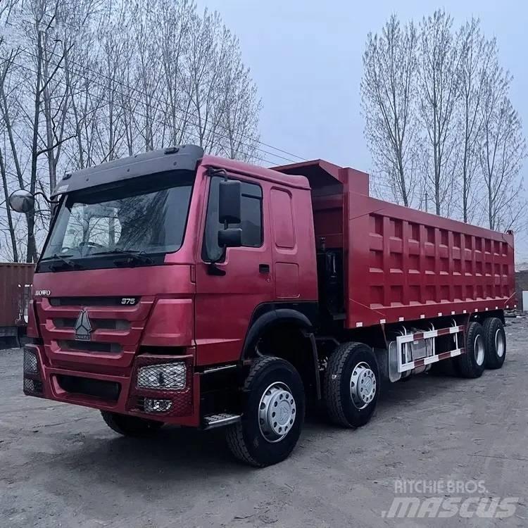 Howo 375 8x4 Savivarčių priekabų vilkikai