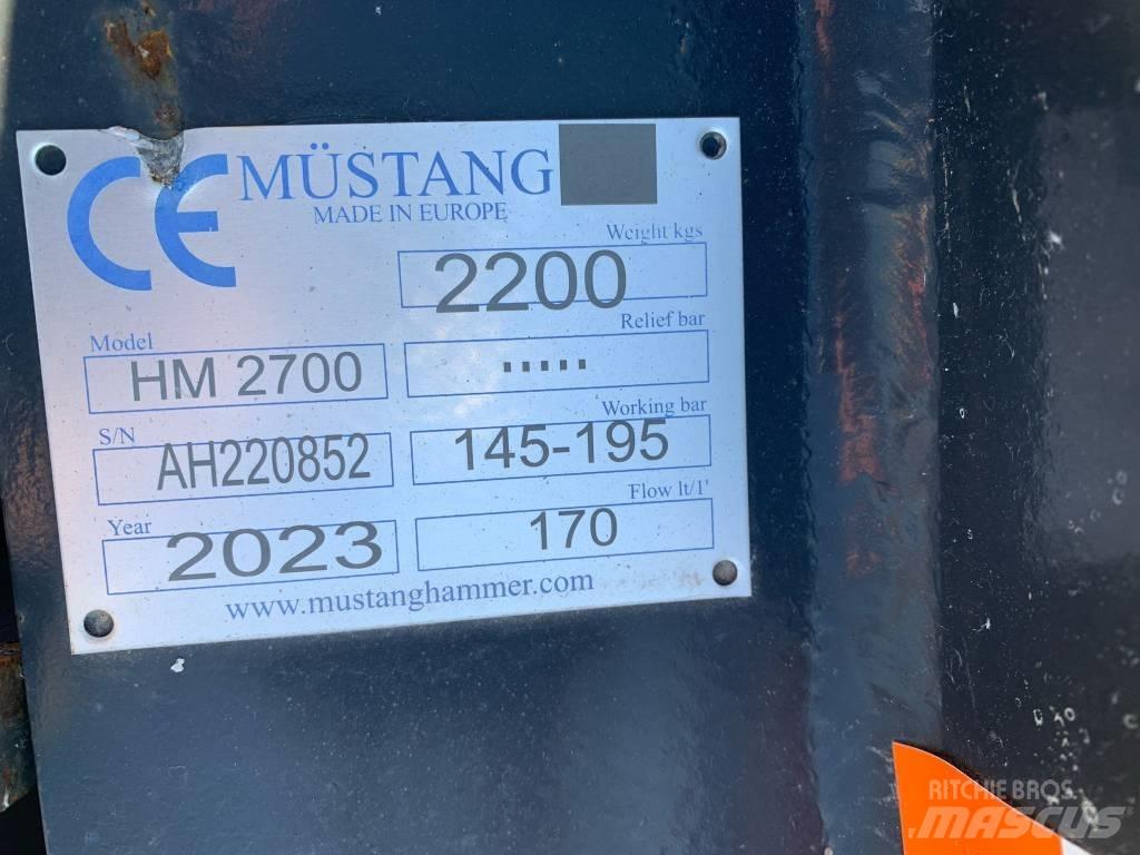 Mustang HM2700 Hidrauliniai kūjai / Trupintuvai