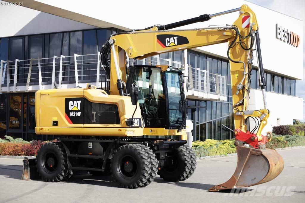 CAT M 314 F Ratiniai ekskavatoriai
