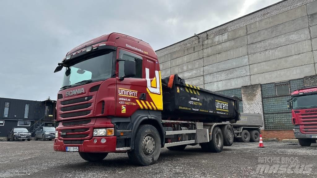 Scania R 480 Sunkvežimiai su keliamuoju kabliu
