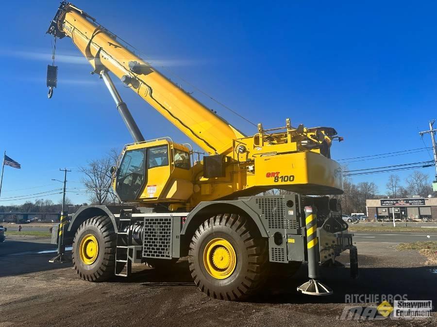 Grove GRT 8100 Neapdoroto reljefo kranai