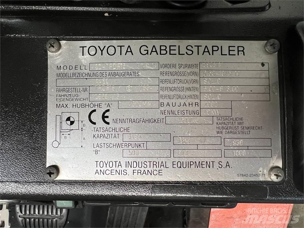 Toyota 02-7FDF15 Dyzeliniai krautuvai