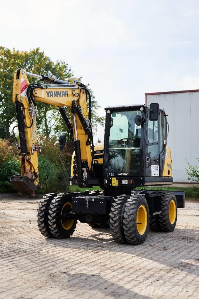 Yanmar B 75 W Ratiniai ekskavatoriai