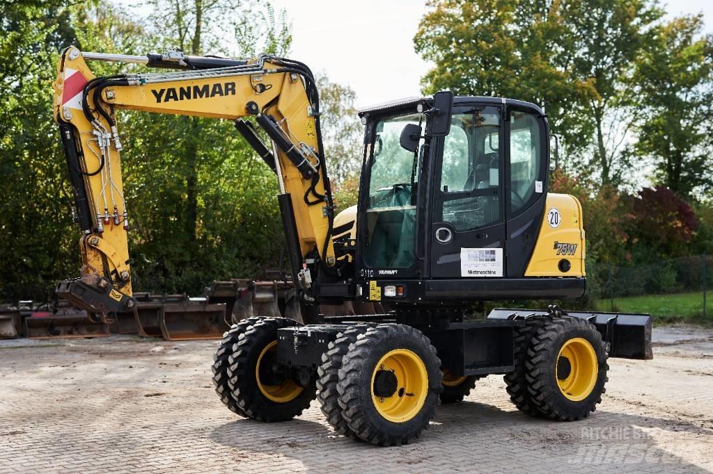 Yanmar B 75 W Ratiniai ekskavatoriai