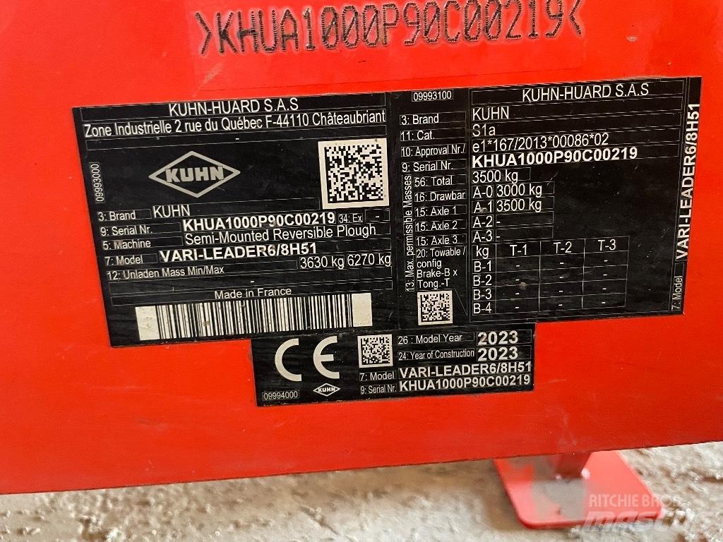 Kuhn Vari-Leader Apverčiamieji plūgai