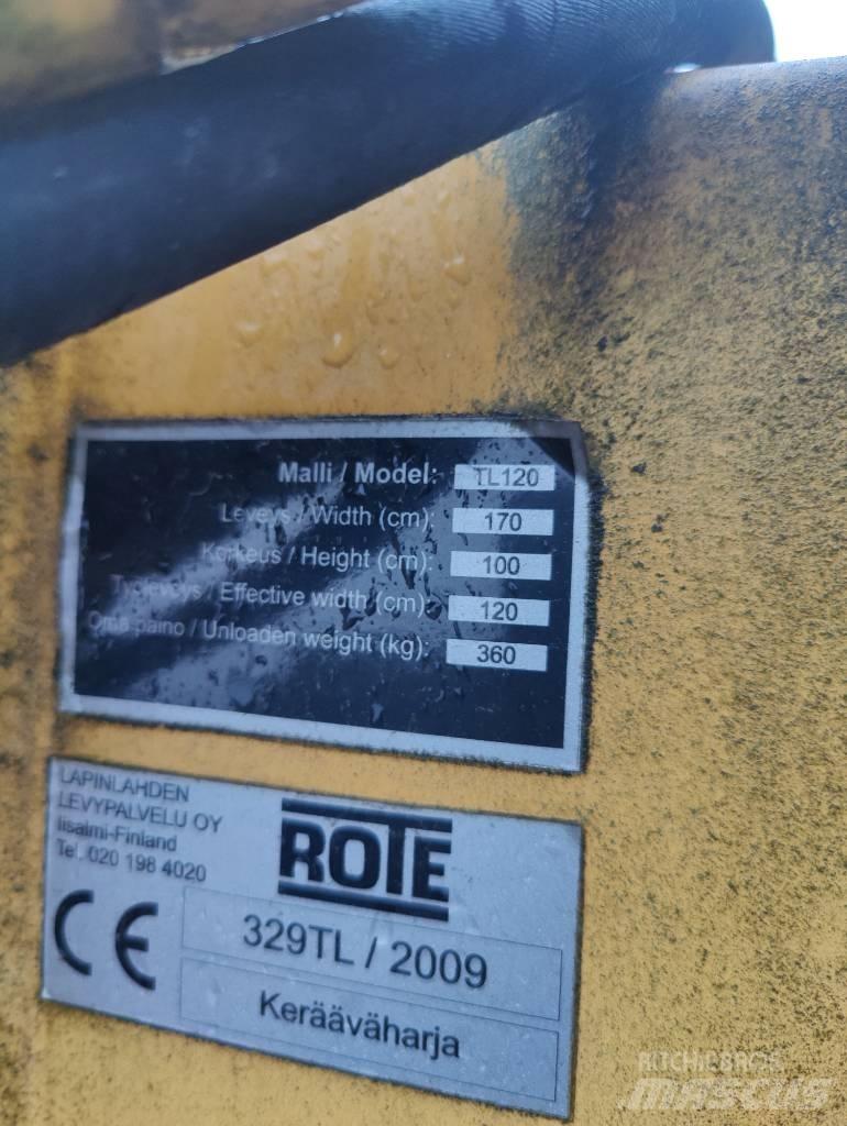 Rote 329/TL Kompaktinių traktorių priedai