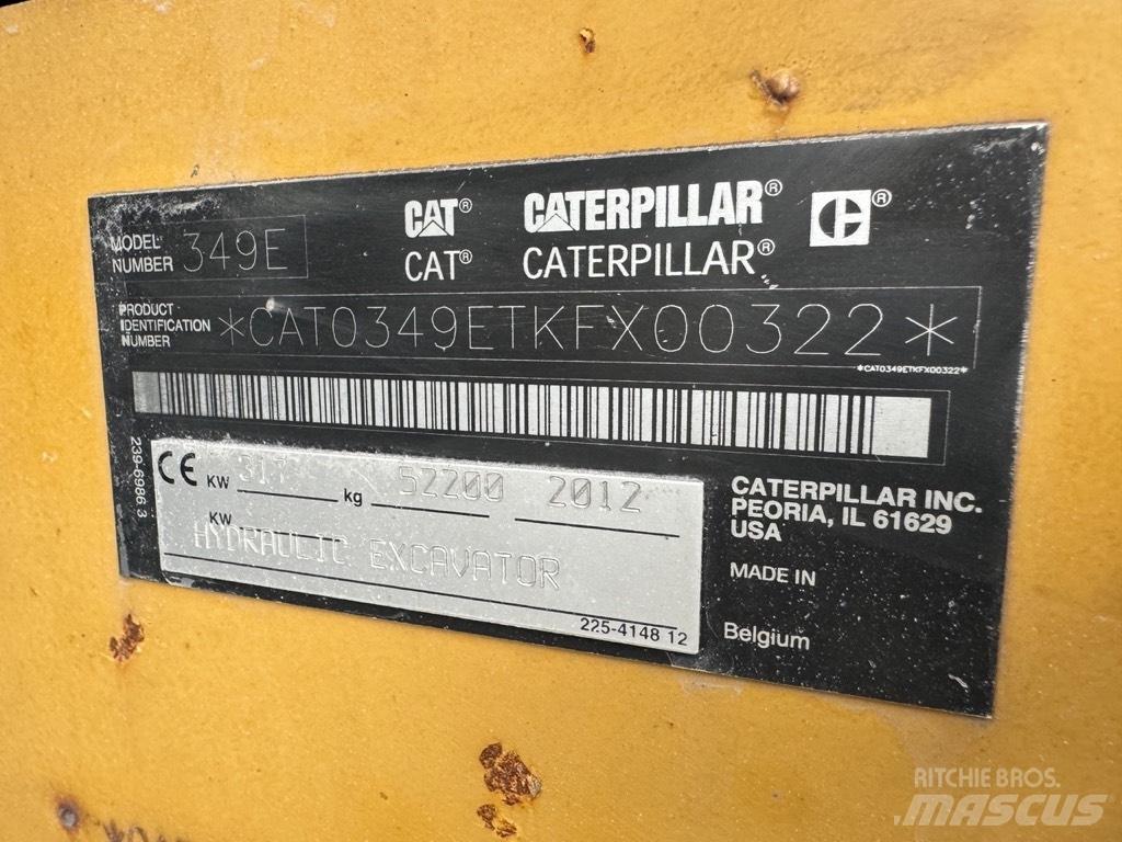 CAT 349 E Vikšriniai ekskavatoriai