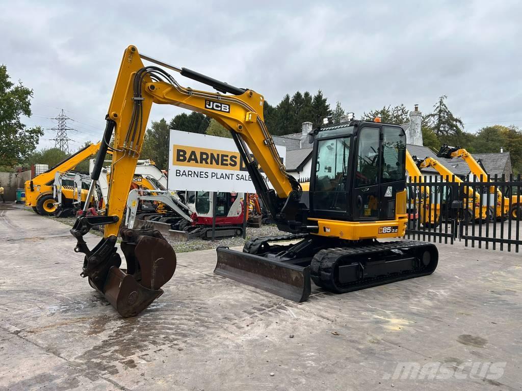 JCB 85 Z-2 Vidutinės galios ekskavatoriai 7-12 t