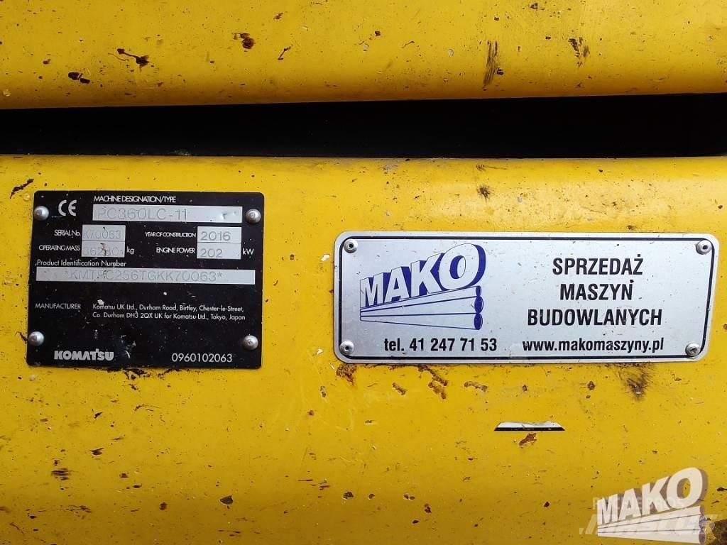 Komatsu PC 360 Vikšriniai ekskavatoriai