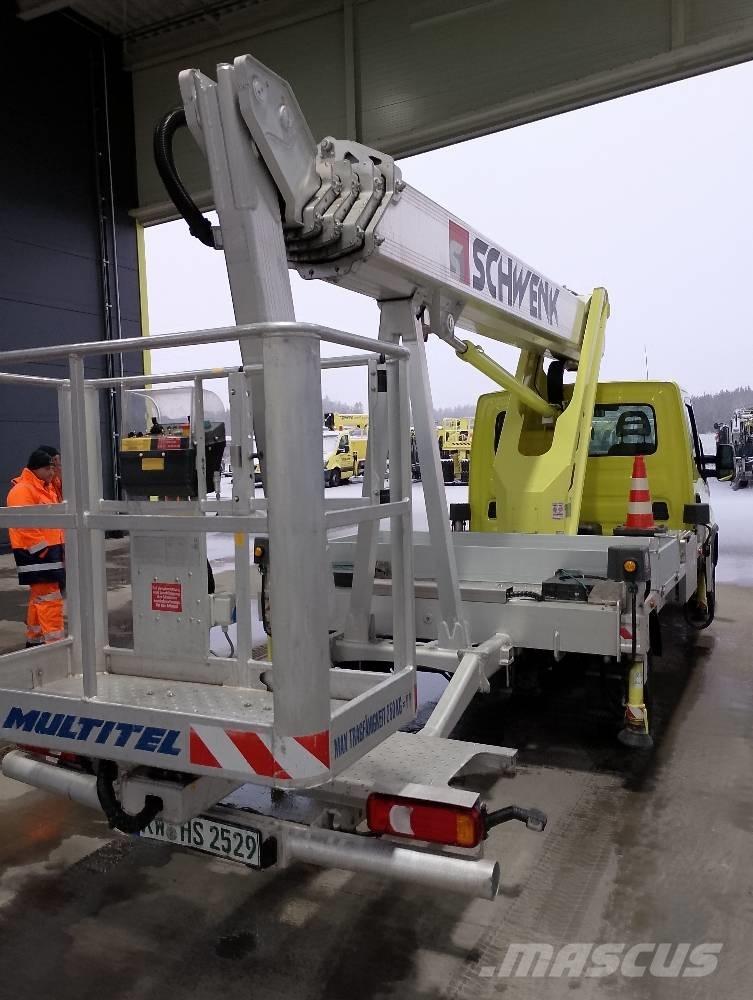 Multitel MJE 250 3.5 Ant vilkikų montuojamos kėlimo platformos