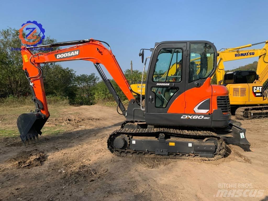 Doosan DX 60 Mini ekskavatoriai < 7 t