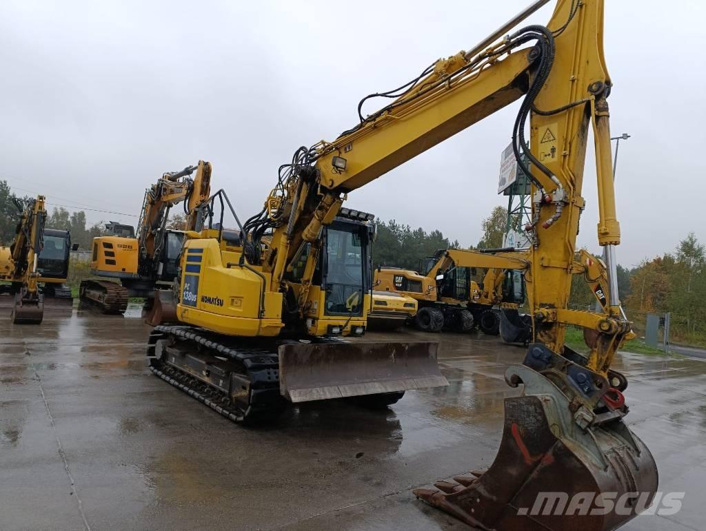 Komatsu PC 138 US-11 Vikšriniai ekskavatoriai