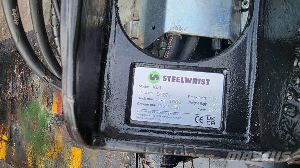 Steelwrist X04 Sukimo įrenginiai