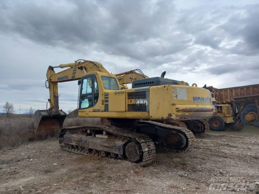 Komatsu PC450LC Vikšriniai ekskavatoriai