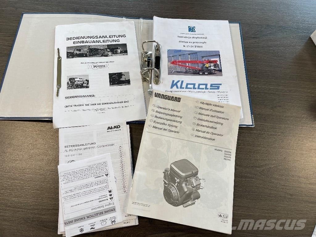 Klaas K 17-24 TSHR Visureigiai kranai