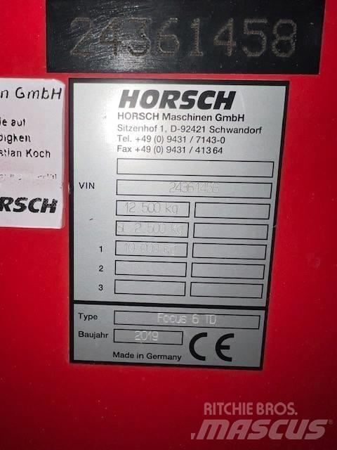 Horsch Focus 6 TD Sėjimo technika