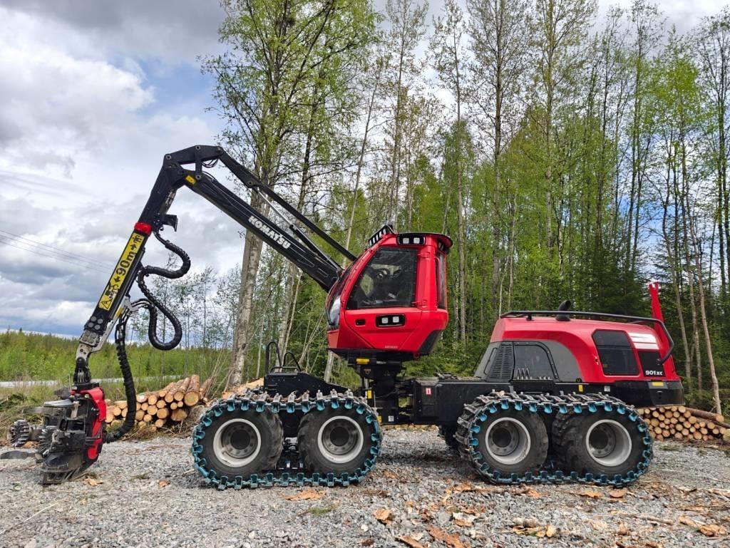 Komatsu 901 XC Miško technika (Harvesteriai)