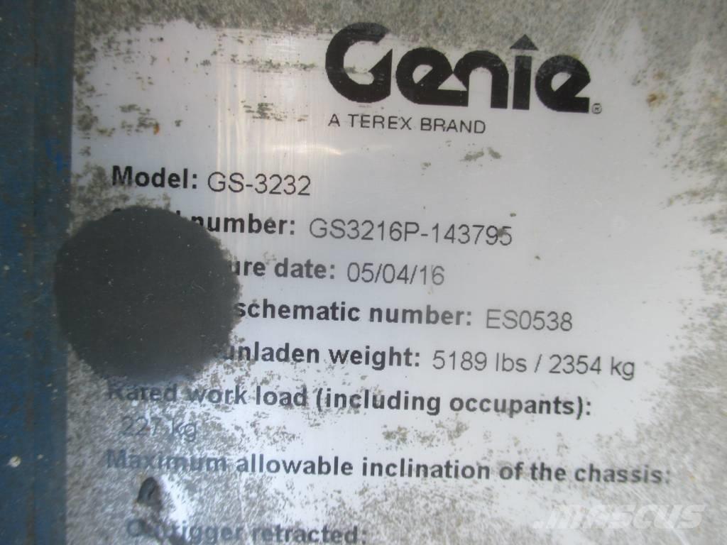 Genie GS 3232 Žirkliniai keltuvai
