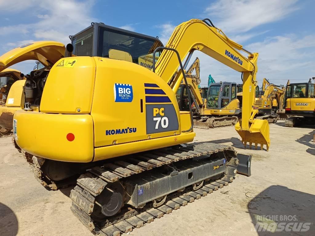 Komatsu PC 70 Vikšriniai ekskavatoriai