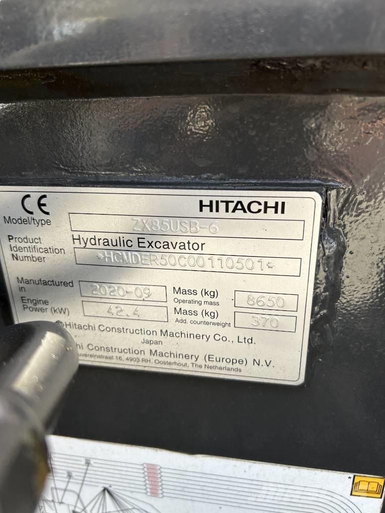 Hitachi ZX 85 US B Vidutinės galios ekskavatoriai 7-12 t
