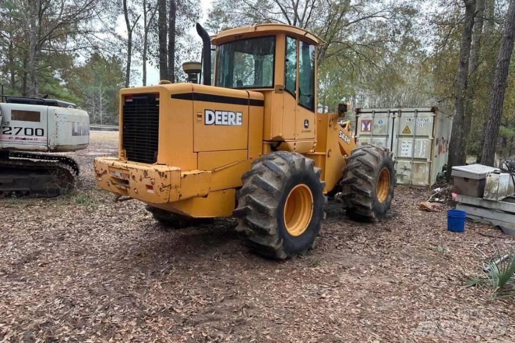 John Deere 544 H Naudoti ratiniai krautuvai