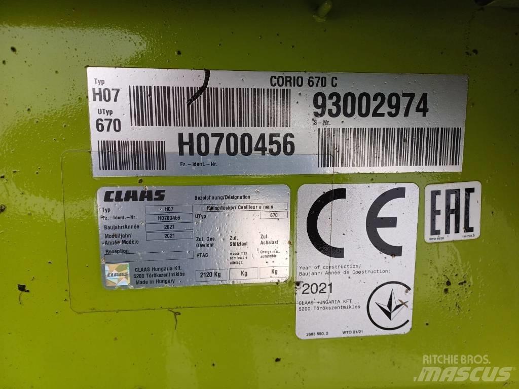 CLAAS Corio Derliaus nuėmimo kombainų priedai