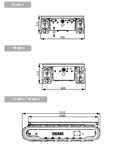 Befard TR300 Vikšrinė savivartė technika