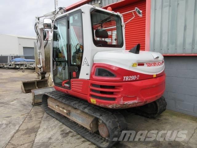 Takeuchi TB 290-2 Vidutinės galios ekskavatoriai 7-12 t