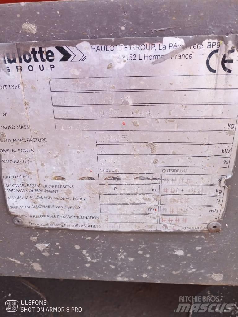 Haulotte Optimum  8 Žirkliniai keltuvai