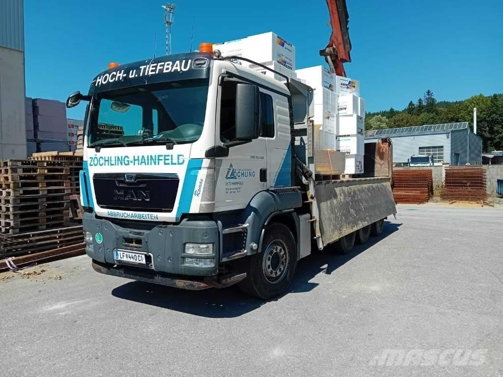 MAN TGS 35.486 Savivarčių priekabų vilkikai