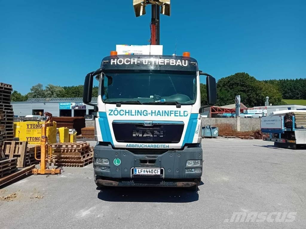 MAN TGS 35.486 Savivarčių priekabų vilkikai