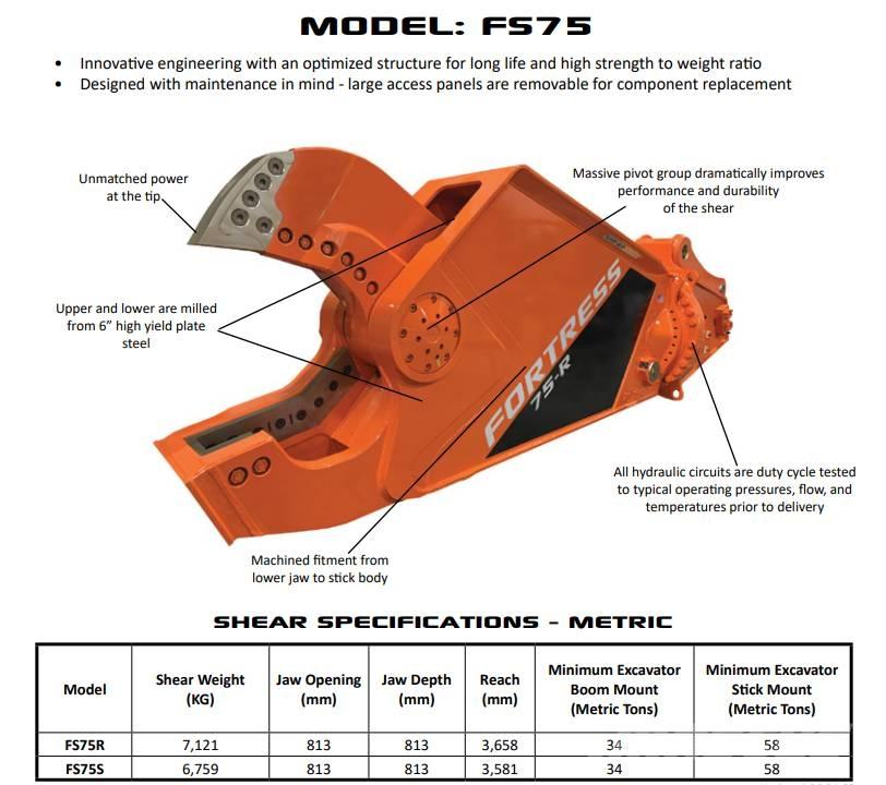  Fortress FS75 Trupintuvai