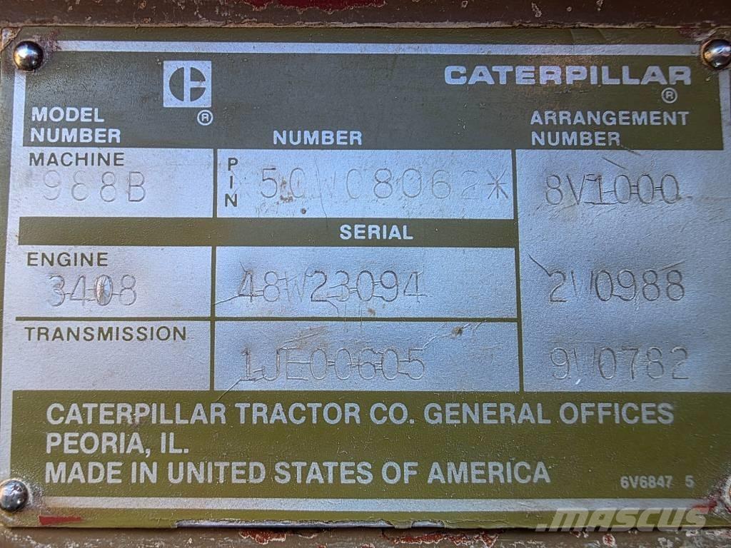 CAT 988 B Naudoti ratiniai krautuvai