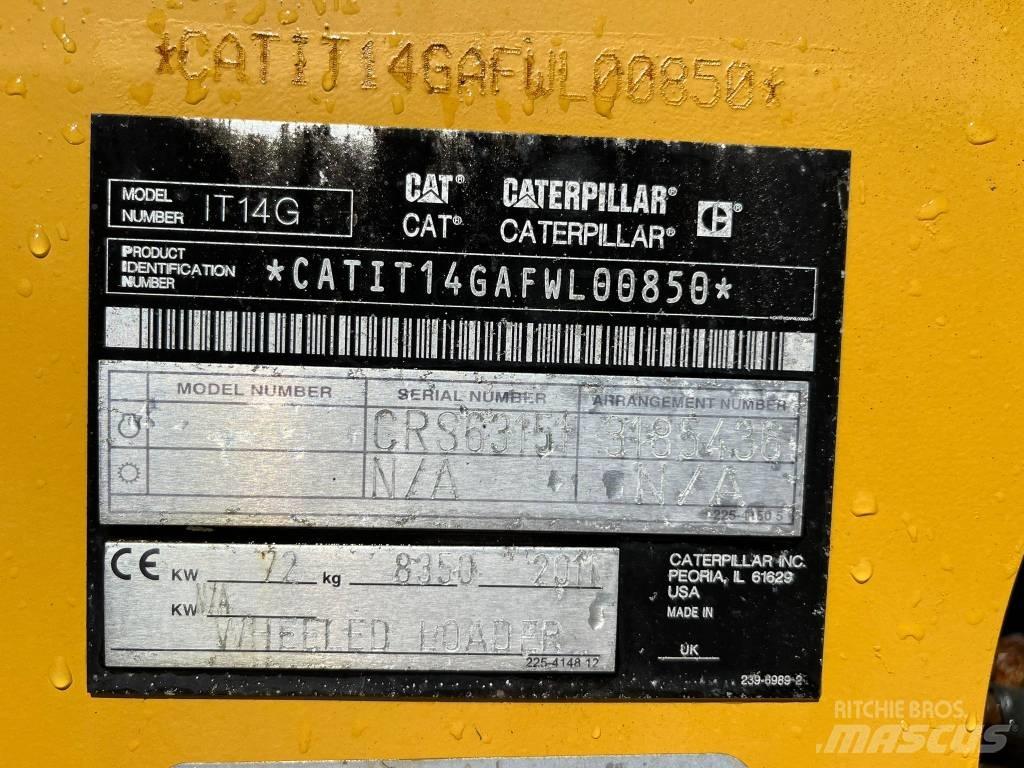 CAT IT 14 G Naudoti ratiniai krautuvai