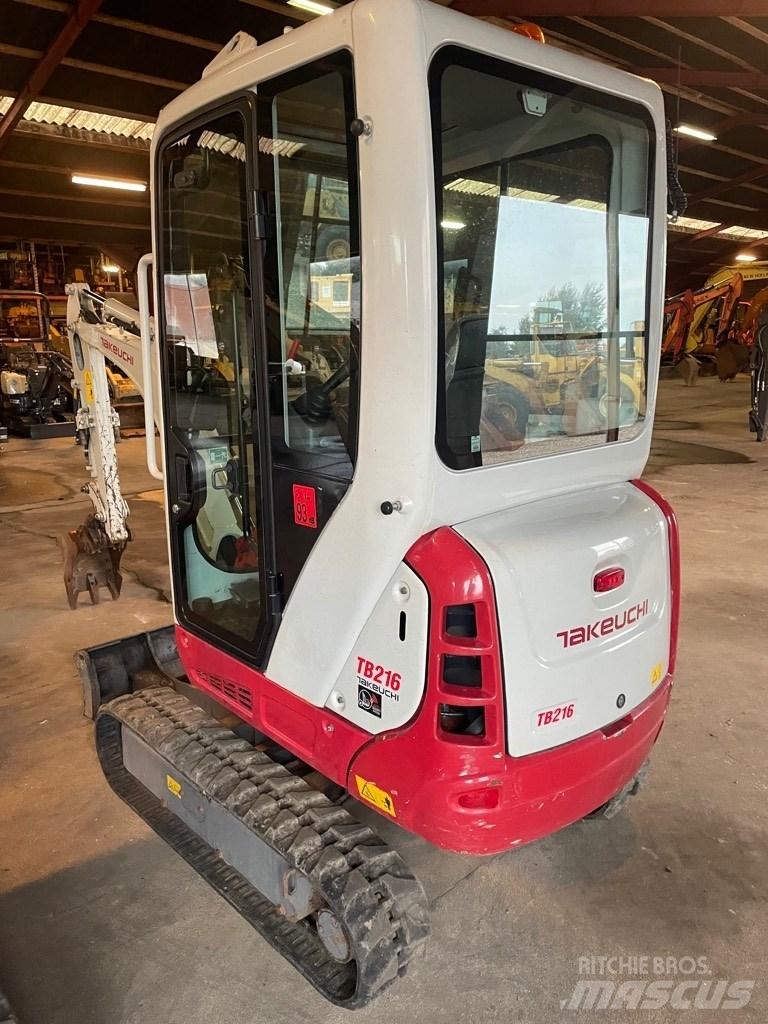 Takeuchi TB216 Mini ekskavatoriai < 7 t