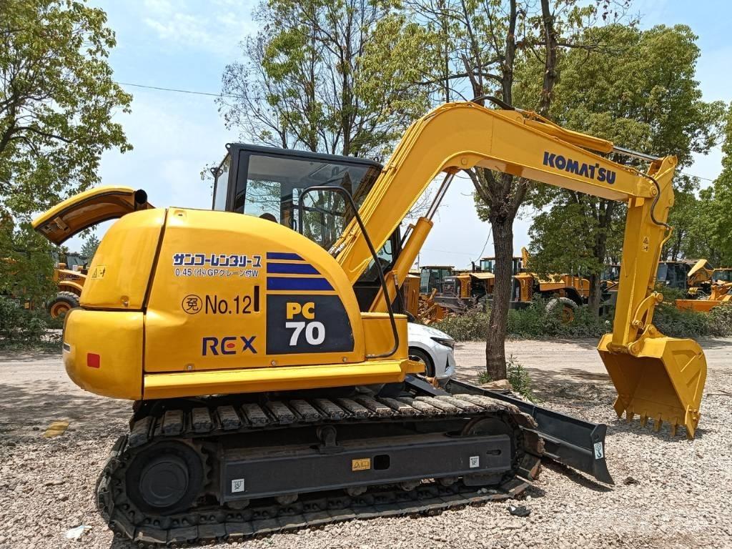 Komatsu PC 70 Vikšriniai ekskavatoriai