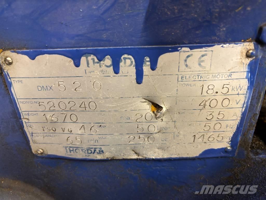  DMX 520 Griovimo ekskavatoriai