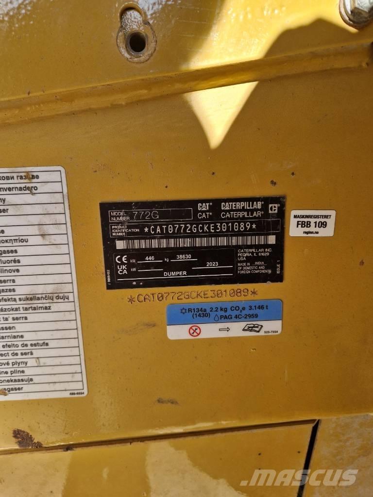 CAT 772 G Atliekų išvežimo technika