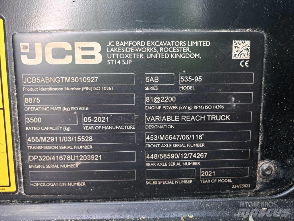 JCB 535-95 Teleskopiniai krautuvai