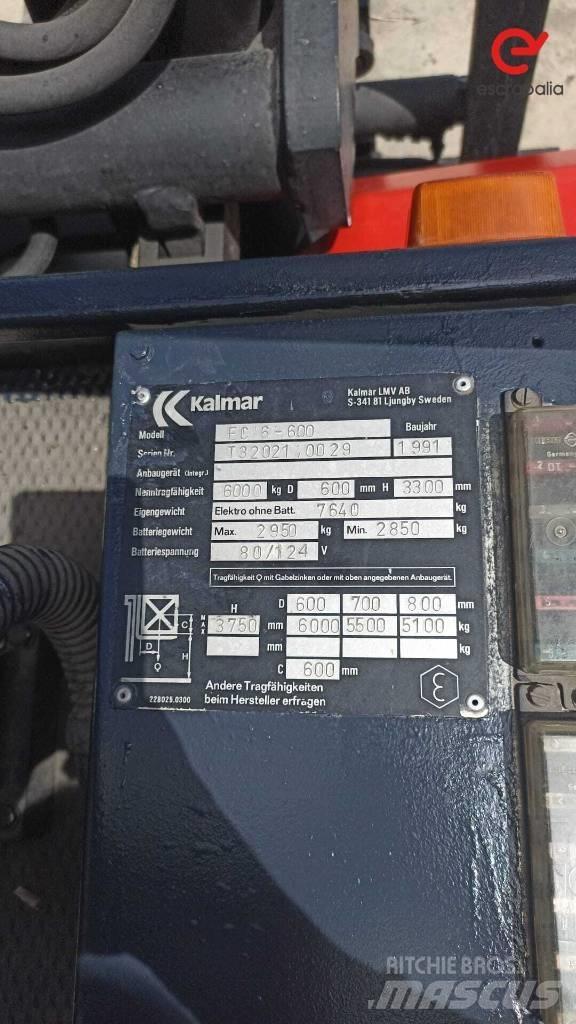 Kalmar ECL6-600 Elektriniai šakiniai krautuvai