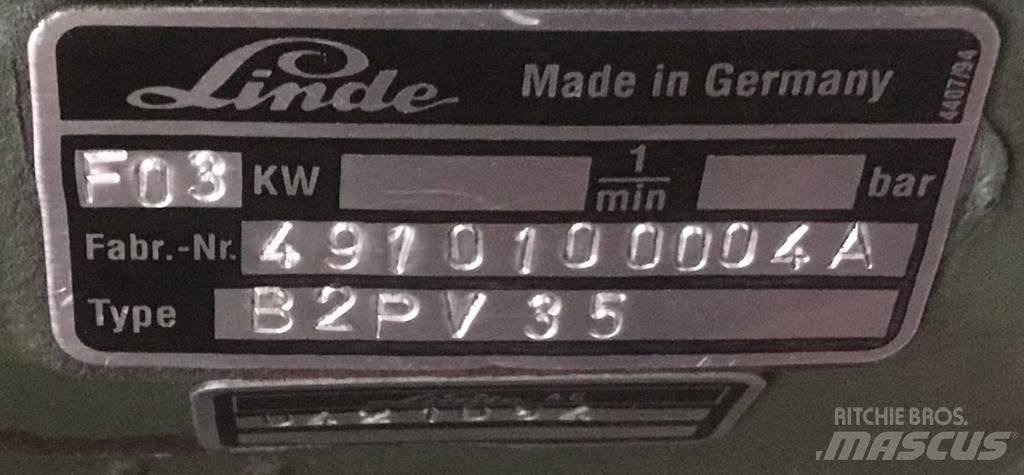 Linde B2PV35 Hidraulikos įrenginiai